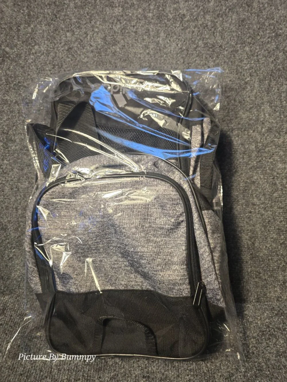 Adidas Defender Small Duffel Bag Heather Gray & Black Gym Travel Carry-On